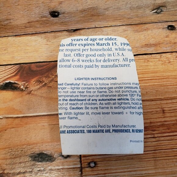 Magna Cigarette Pack Lighter Vintage 80s Novelty Gas Refillable Japan Style HTF - Picture 5 of 6